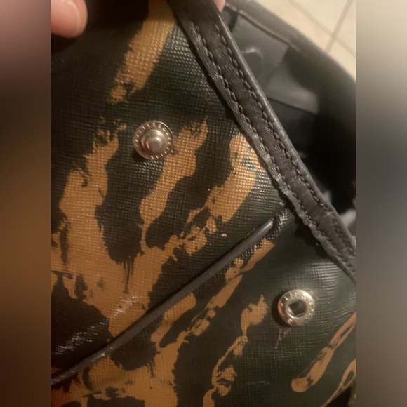 Roomy gently loved L.A.M.B. Bag, has 2 inside lining tears-see pix - Picture 7 of 10